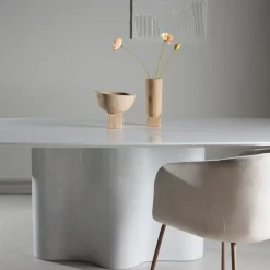 Eettafel met afgeronde hoeken - Lavis Vaddo