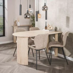 Eettafel met een keramiek blad - Giani Romano