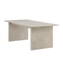 Eettafel met geribbelde poten - Lavis Vail
