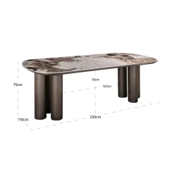 Eettafel met keramiek - Richmond Interiors Langford