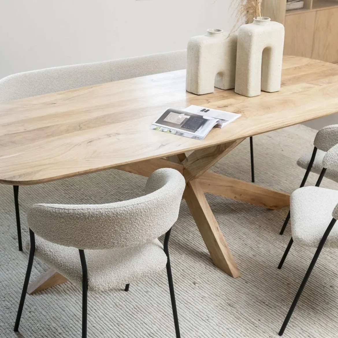 Eettafel naturel hout - Eleonora Nikki