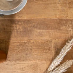 Eettafel teak met afgeronde hoeken - Eleonora Tabassum