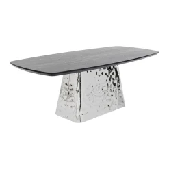 Eettafel van chroom - Kare Design Caldera