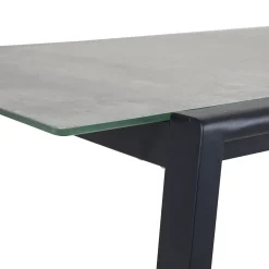 Eettafel voor buiten betonlook glas - Brafab Lyra