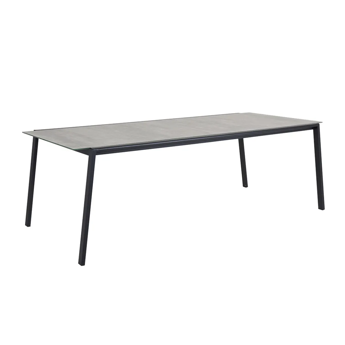 Eettafel voor buiten betonlook glas - Brafab Lyra