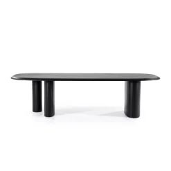 Eettafel zwart hout organisch - Eleonora Walter