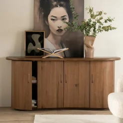Eiken dressoir golvend design - Eleonora Josh