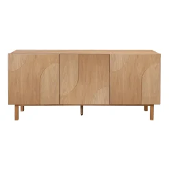 Eiken dressoir met 3D vormen - Bodio Mare