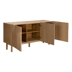 Eiken dressoir met 3D vormen - Bodio Mare