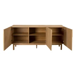 Eiken dressoir met 3D vormen - Bodio Mare