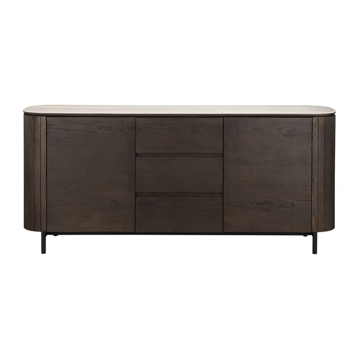 Eiken dressoir met travertine - Richmond Interiors Ritz