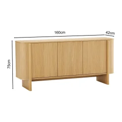 Eiken dressoir Scandinavisch - Bodio Morris