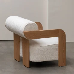 Eiken fauteuil modern design - Zuiver Oolong
