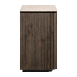 Eiken nachtkastje met travertine - Richmond Interiors Ritz