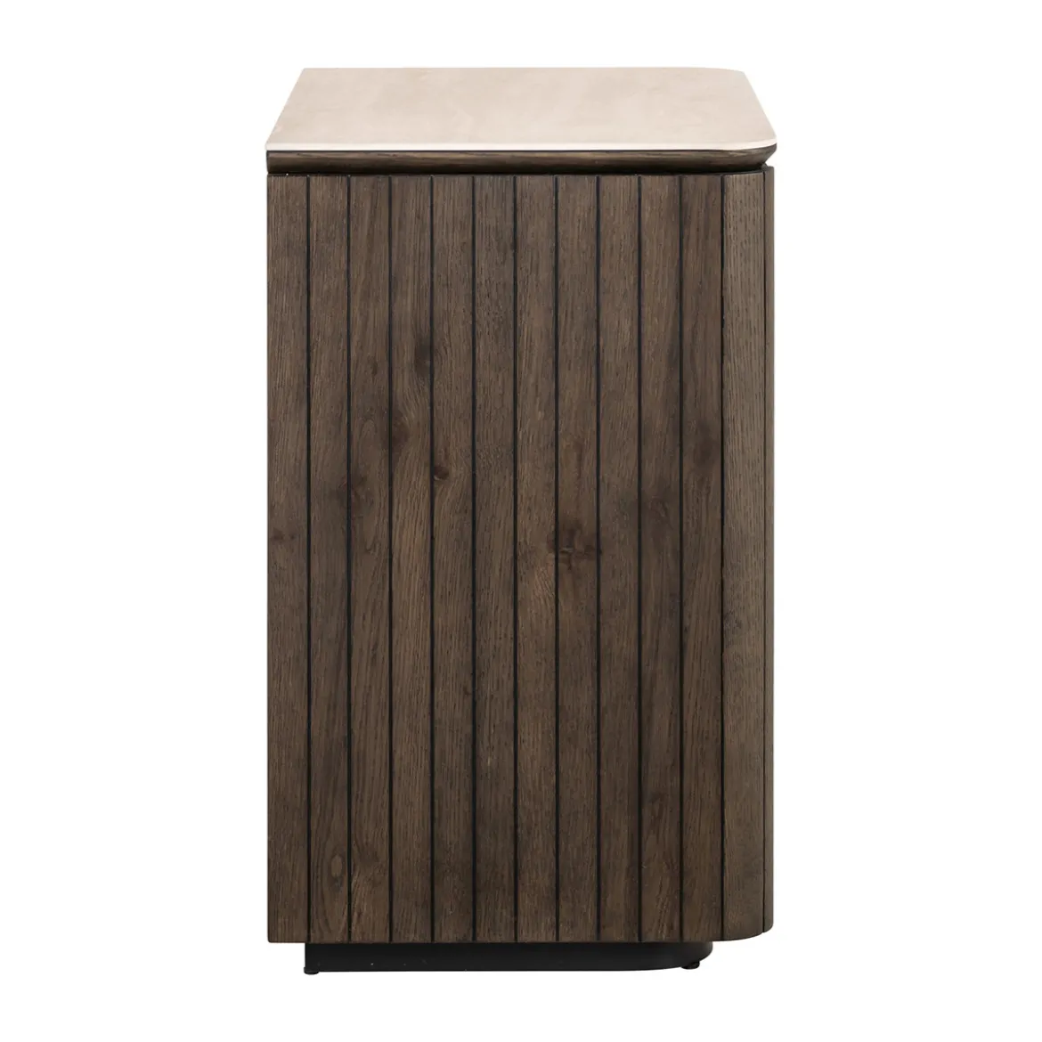Eiken nachtkastje met travertine - Richmond Interiors Ritz