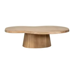 Eiken salontafel organische vorm - Richmond Interiors Riva