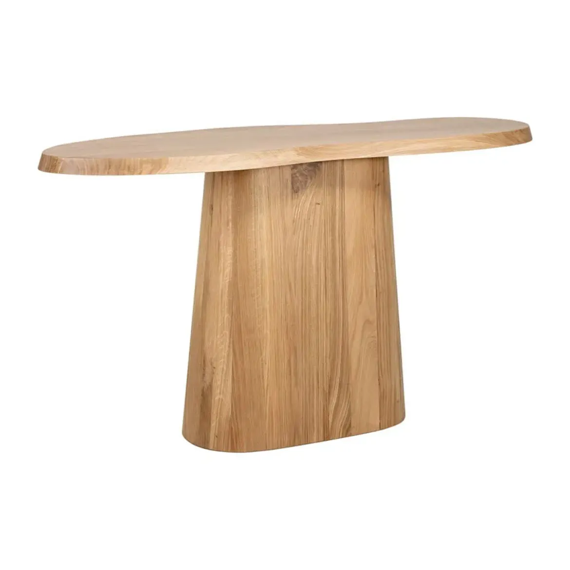 Eiken sidetable organische vorm - Richmond Interiors Riva