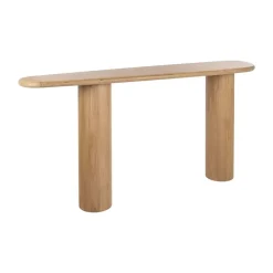 Eiken sidetable organische vorm - Richmond Interiors Oakley