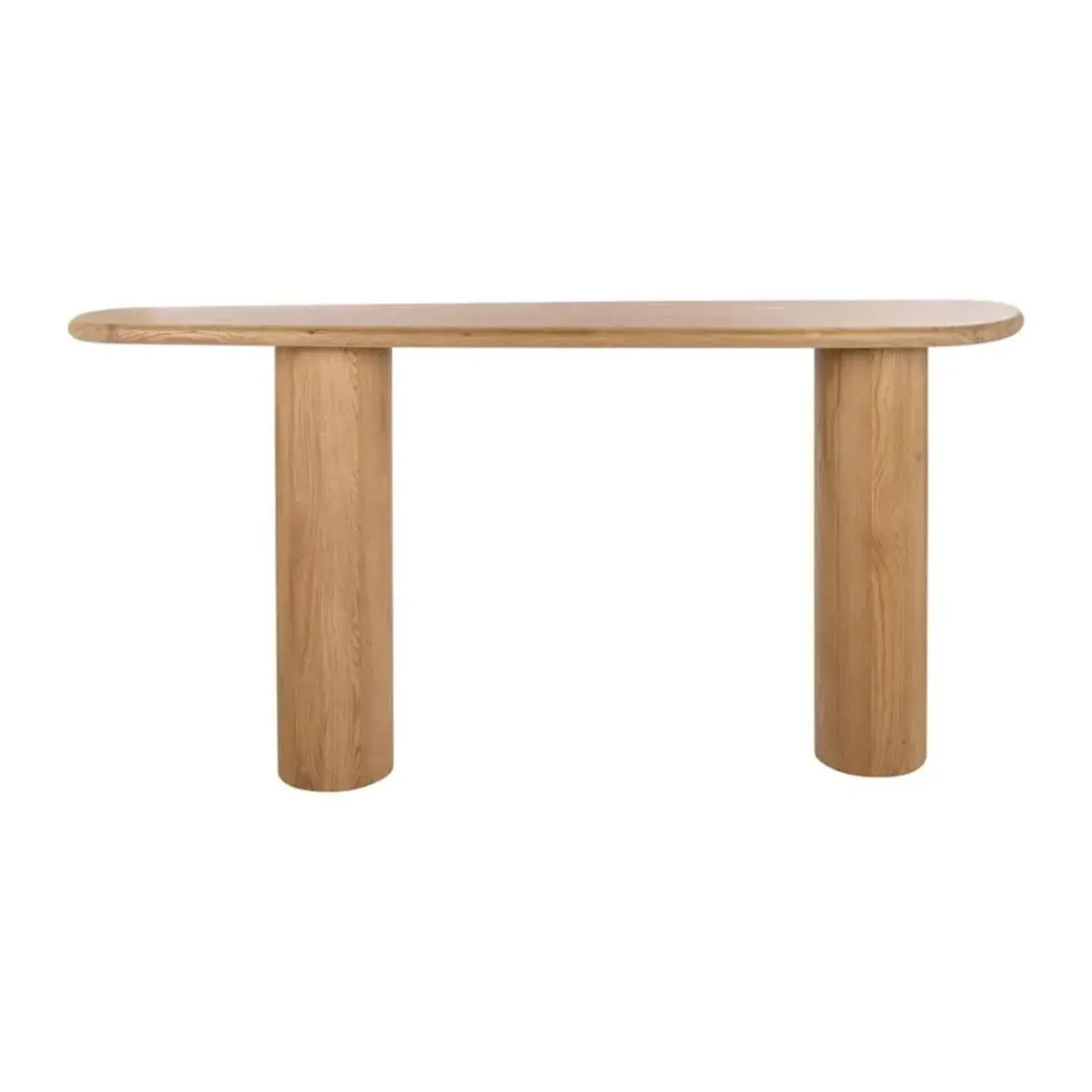 Eiken sidetable organische vorm - Richmond Interiors Oakley
