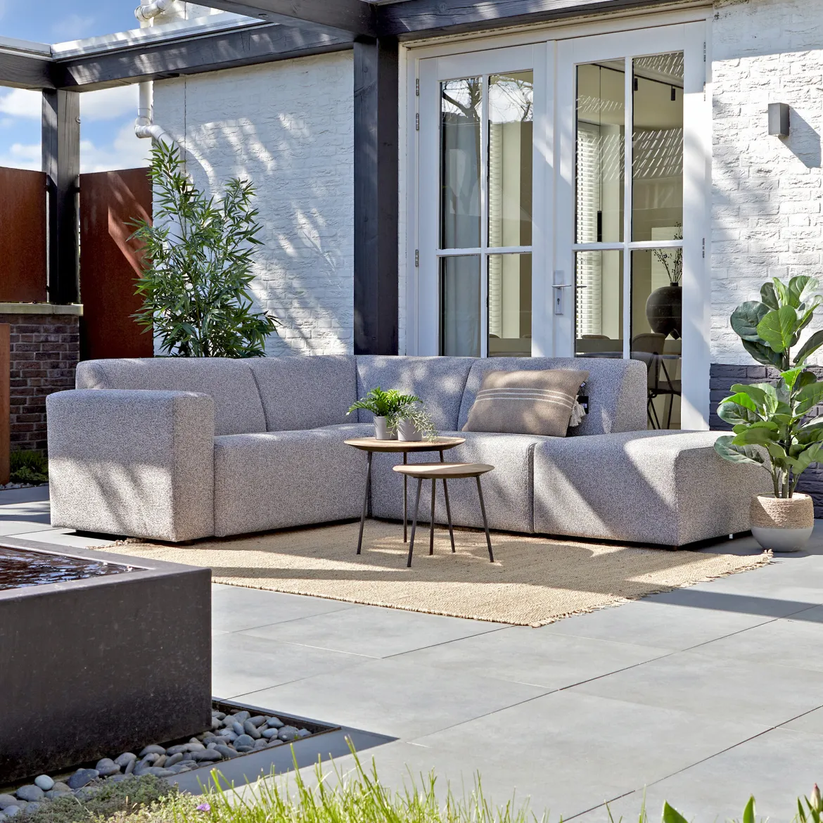 Elementen loungeset met hocker - Bodio Fendi