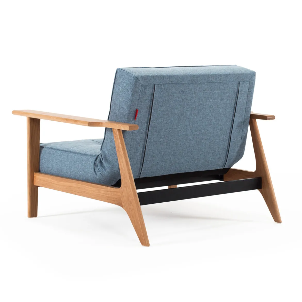 Fauteuil met eiken armleuningen - Innovation Living Splitback Frej Natural