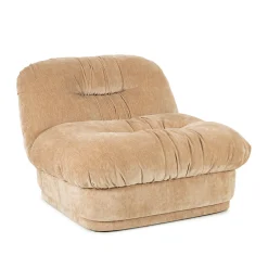 Fauteuil met geplooide stof - By-Boo Nook