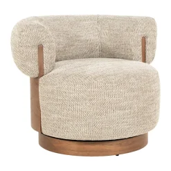 Fauteuil met houten frame - Eleonora Nila