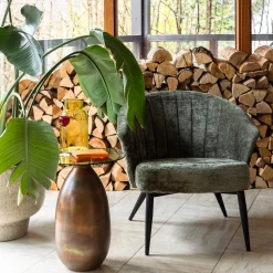Fauteuil velvet - Dutchbone Georgia