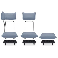 Fauteuil voor buiten met armleuningen - Fatboy Paletti Lounge Chair