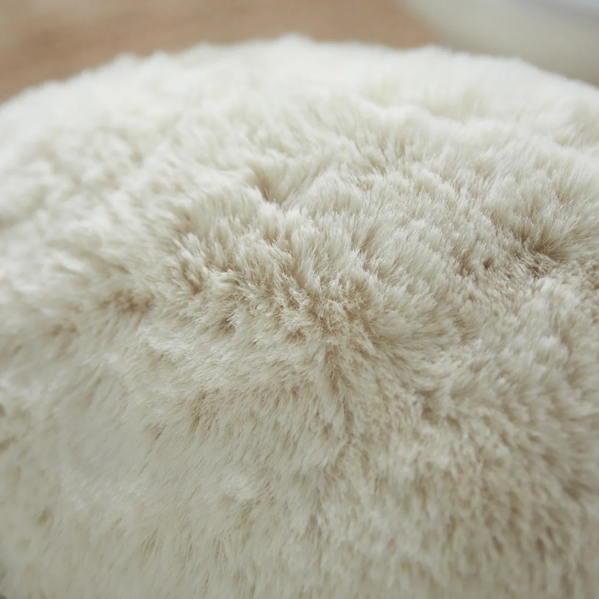 Fluffy fauteuil creme vacht - Bodio Fluff