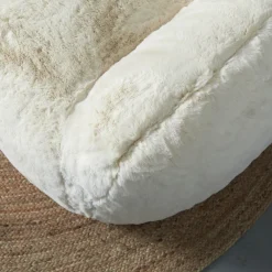 Fluffy fauteuil creme vacht - Bodio Fluff