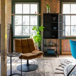 Fluwelen draaifauteuil - Dutchbone Bar Velvet