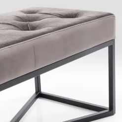 Fluwelen halbankje grijs - Kare Design Crossover