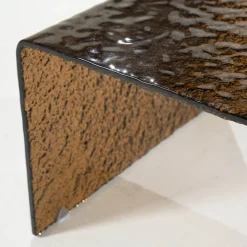 Glazen salontafel retro bruin - By-Boo Ripple