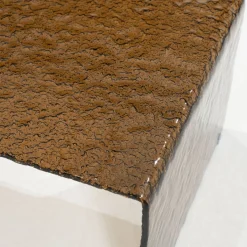 Glazen salontafel retro bruin - By-Boo Ripple