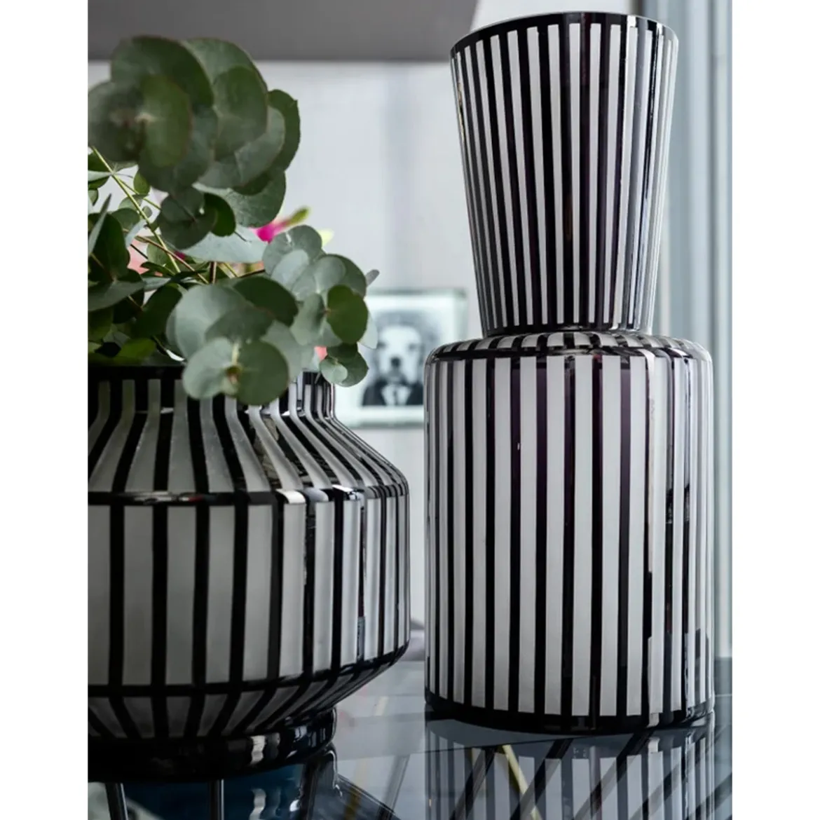 Glazen vaas Art Deco - Kare Design Roulette 41