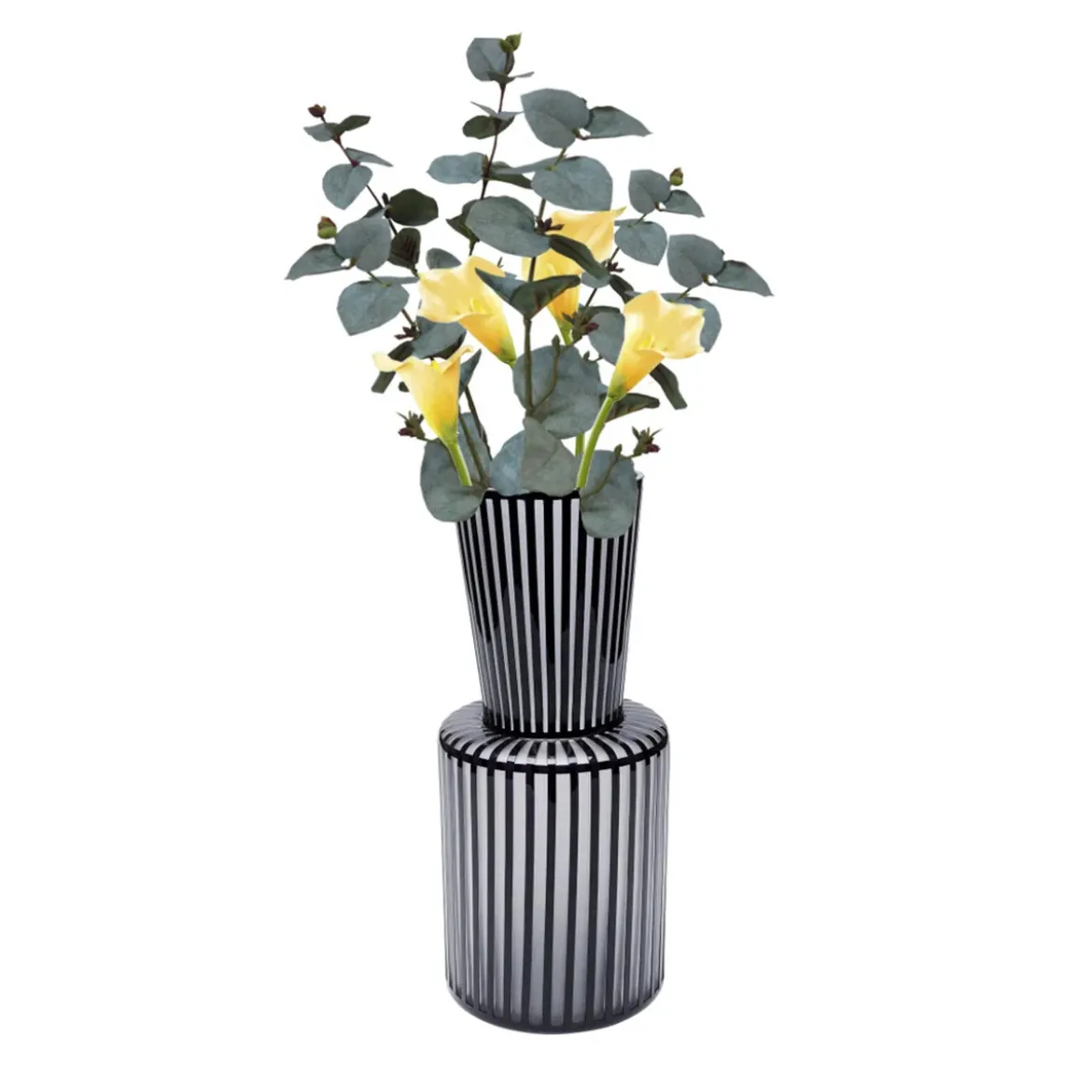 Glazen vaas Art Deco - Kare Design Roulette 41