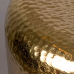 Gouden bijzettafel met glas - Dutchbone Cave