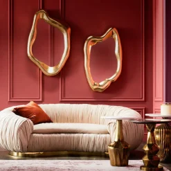 Gouden Dali spiegel - Kare Design Hologram