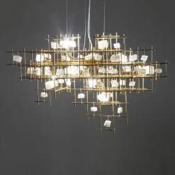 Gouden design hanglamp - Kare Design Stone Mobile