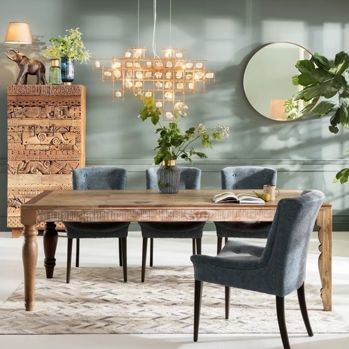 Gouden design hanglamp - Kare Design Stone Mobile