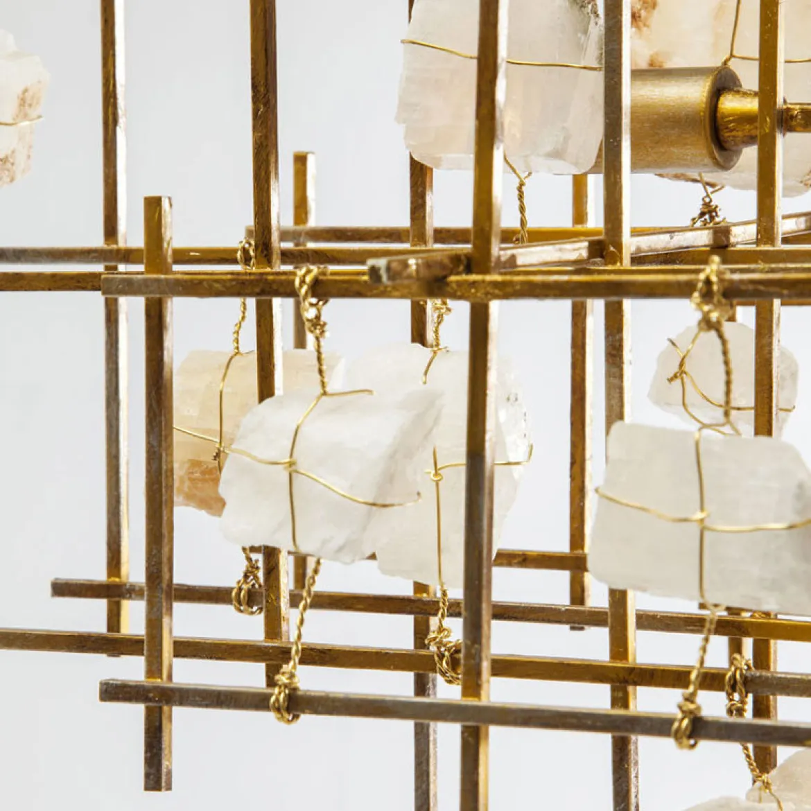 Gouden design hanglamp - Kare Design Stone Mobile