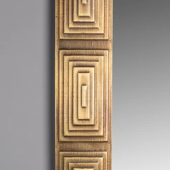 Gouden design spiegel - Dutchbone Volan