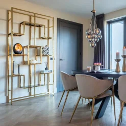Gouden design stellingkast - Richmond Interiors Magnus