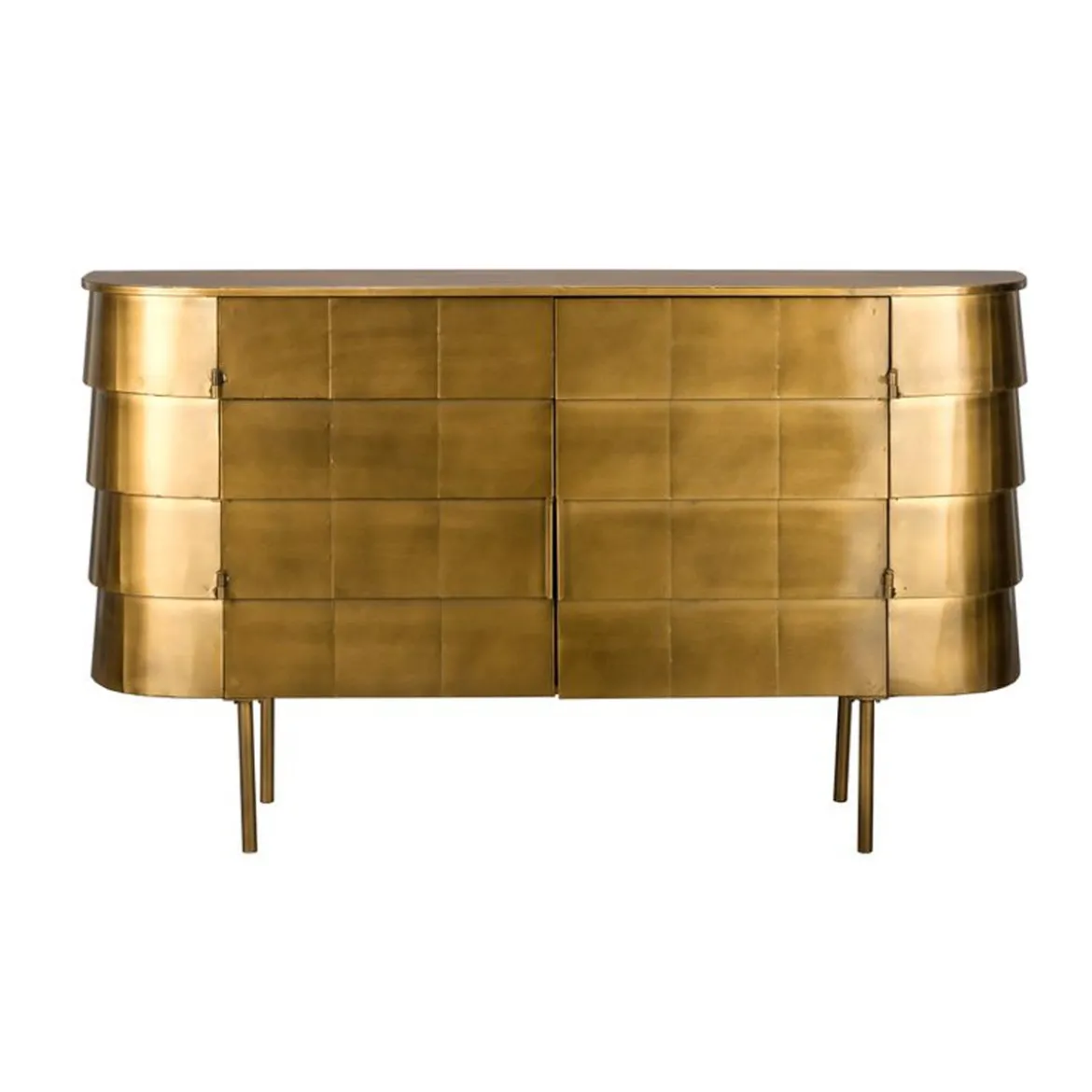 Gouden dressoir ovaal - Dutchbone Hanna