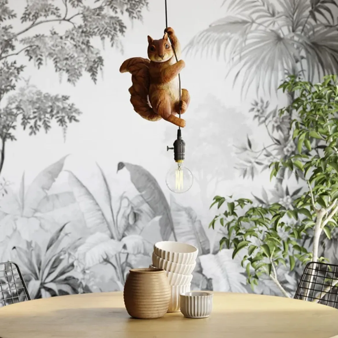 Gouden eekhoorn hanglamp - Kare Design Squirrel