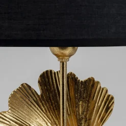 Gouden ginkgo tafellamp - Kare Design Flores Gold