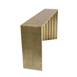 Gouden sidetable houtsnijwerk - Kare Design Malaga