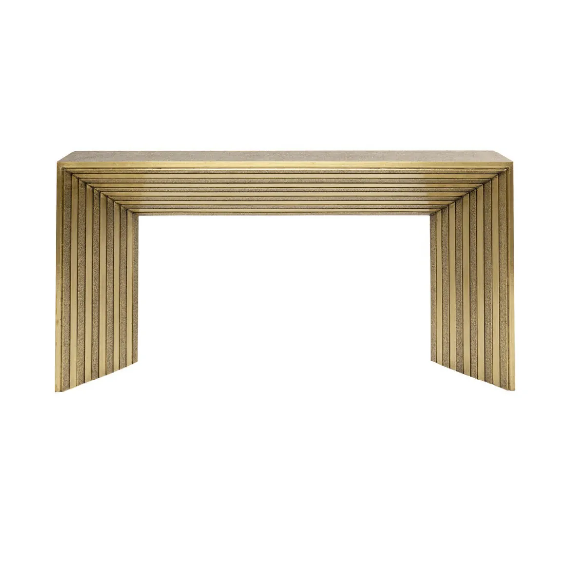 Gouden sidetable houtsnijwerk - Kare Design Malaga