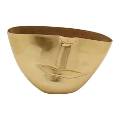 Gouden vaas half gezicht - Kare Design Half Face Gold